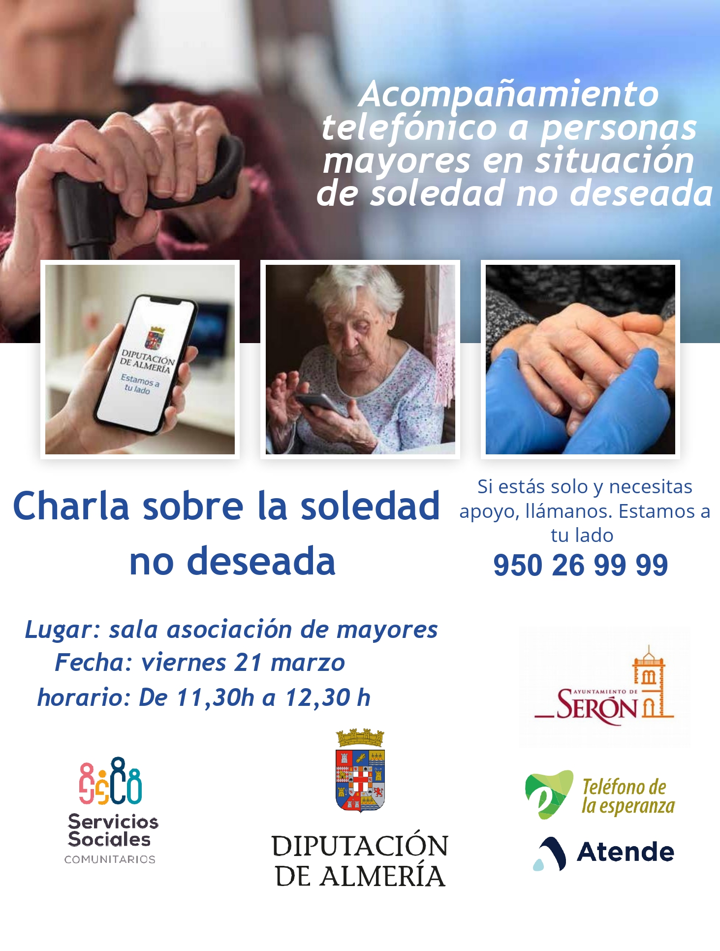 CHARLA SOBRE LA SOLEDAD NO DESEADA